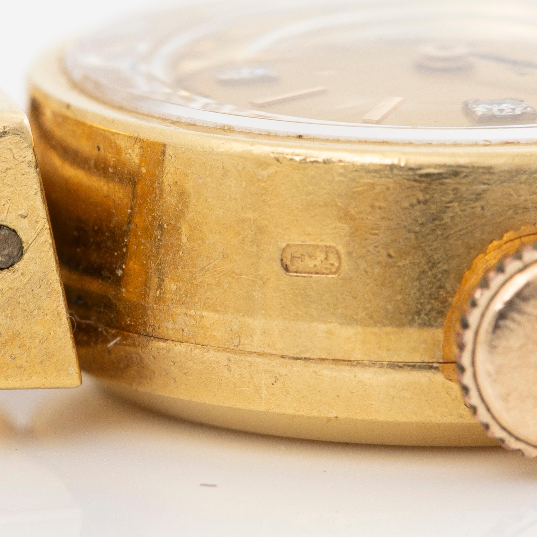 Omega, “Diamond Dial”, wristwatch, 17 mm.
