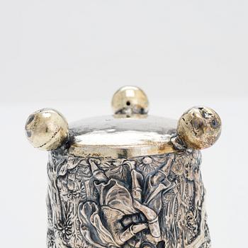 Bägare, silver, möjligen Arvid Falck, Stockholm (verksam 1667-1691).