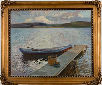 VÄINÖ HÄMÄLÄINEN, VID BRYGGAN.