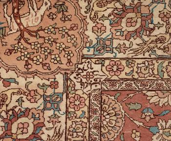 SEMI-ANTIQUE TABRIZ GHANADI. 333 x 248,5 cm.