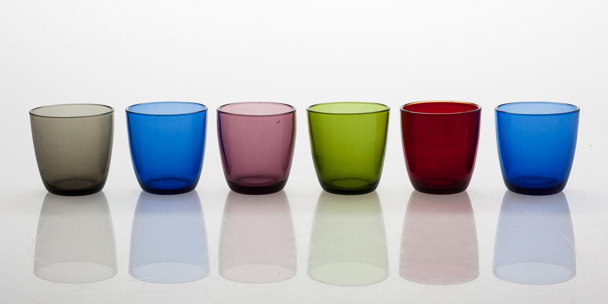 Tapio Wirkkala, dricksglas "4090", 12 st, Iittala, mitten av 1900-talet.