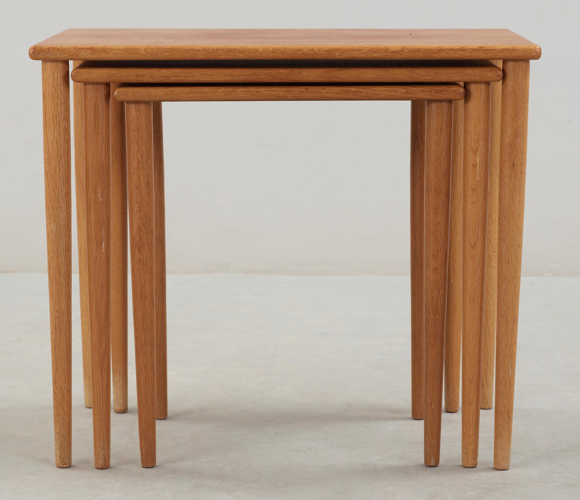 SATSBORD, 1950/60-tal.