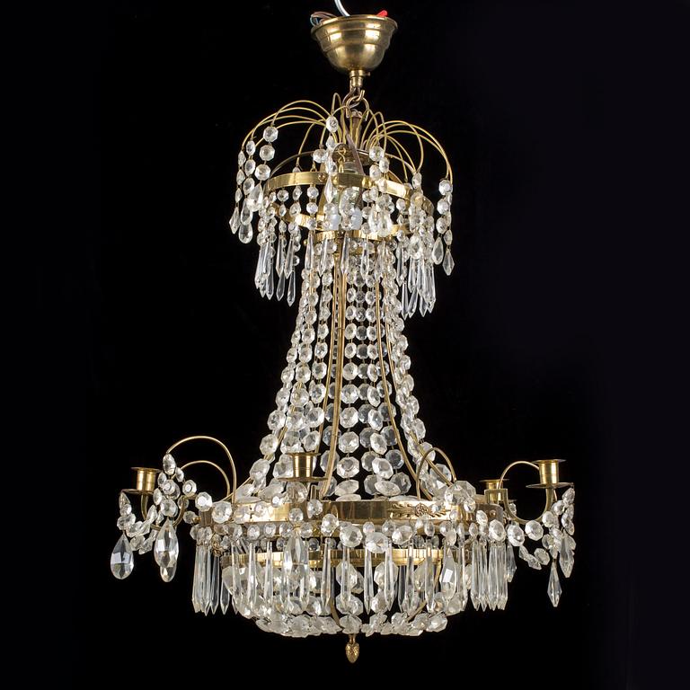 LJUSKRONA, empirestil, omkring 1900-talets mitt.