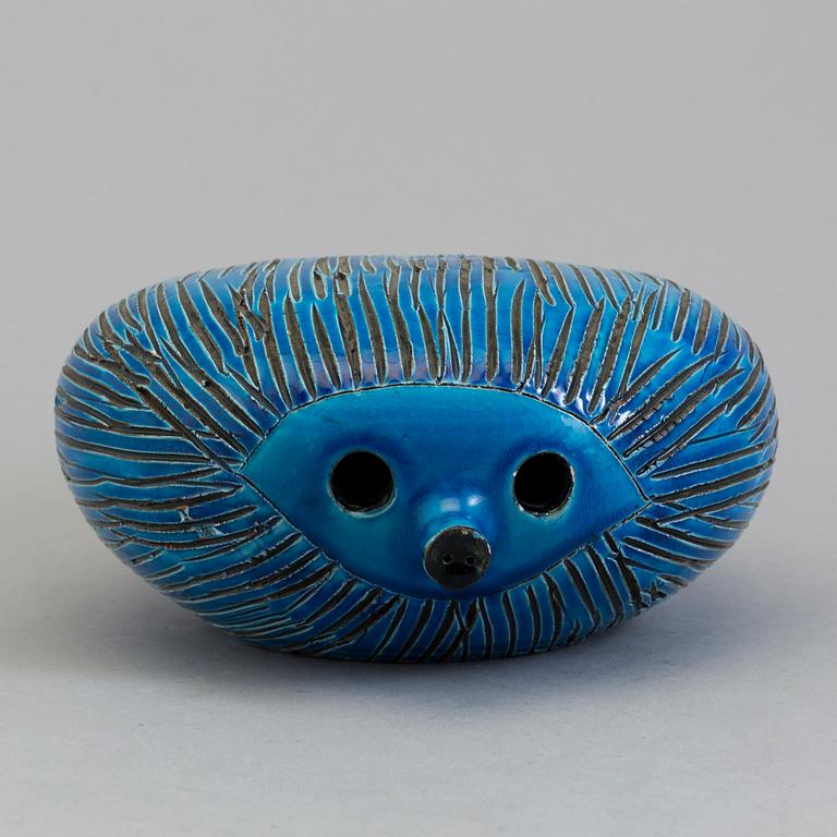 ALDO LONDI, a stoneware hedgehog figurine, Bitossi, Italy, 1950's/60's.