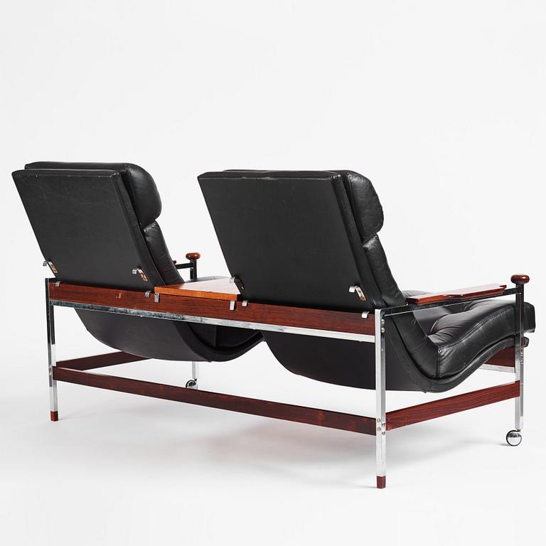 Eric Merthen, a seating group, 'Kronfåtöljen', AB Dahléns Fåtöljindustri, Dalum, 1960s-70s.