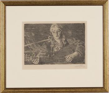 Anders Zorn, "Ols Maria".