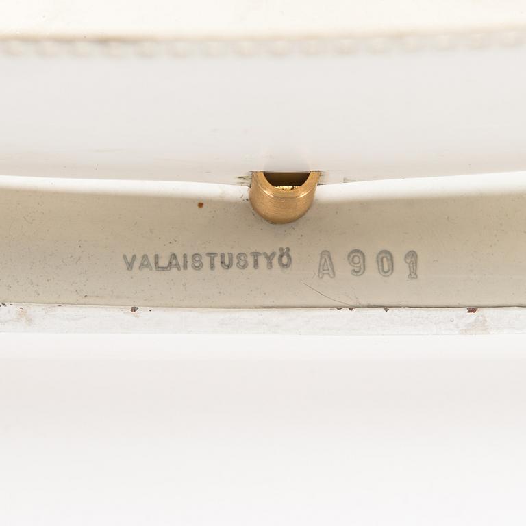 Alvar Aalto, seinävalaisin, malli A901 Valaistustyö.