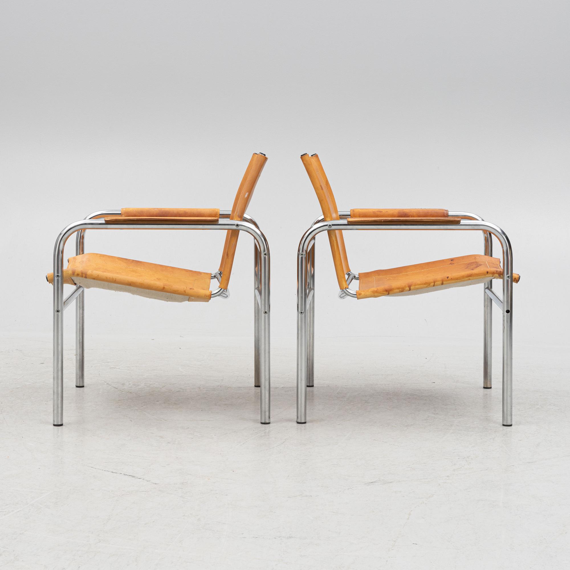 Tord Björklund, fåtöljer ett par, ”Klinte”, IKEA, 1980-tal.
