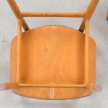 A set of six of model 122 chairs by Børge Mogensen, Denmark.