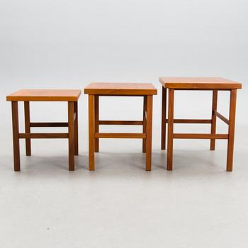 OLOF OTTELIN,  satsbord, 3 delar, "Triplex", Kervo Snickerifabrik, Stockmann, 1960-tal.