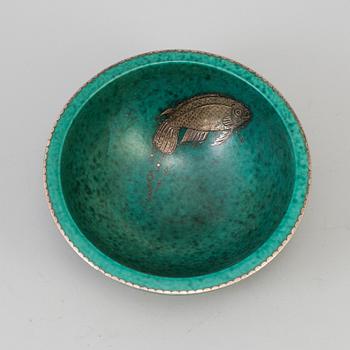 An "Argenta" bowl by Wilhelm Kåge for Gustavsberg 1940´s.