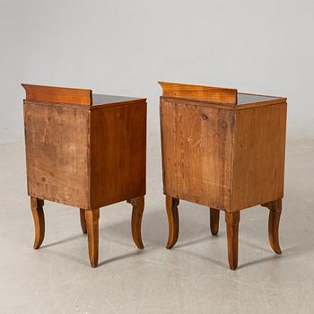Bed cupboard, a pair, early 20th century.