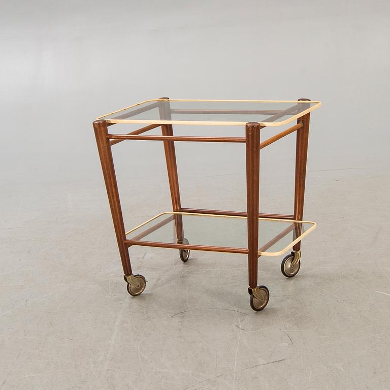 Cees Braakman, A mid 1900s teak serving trolley.