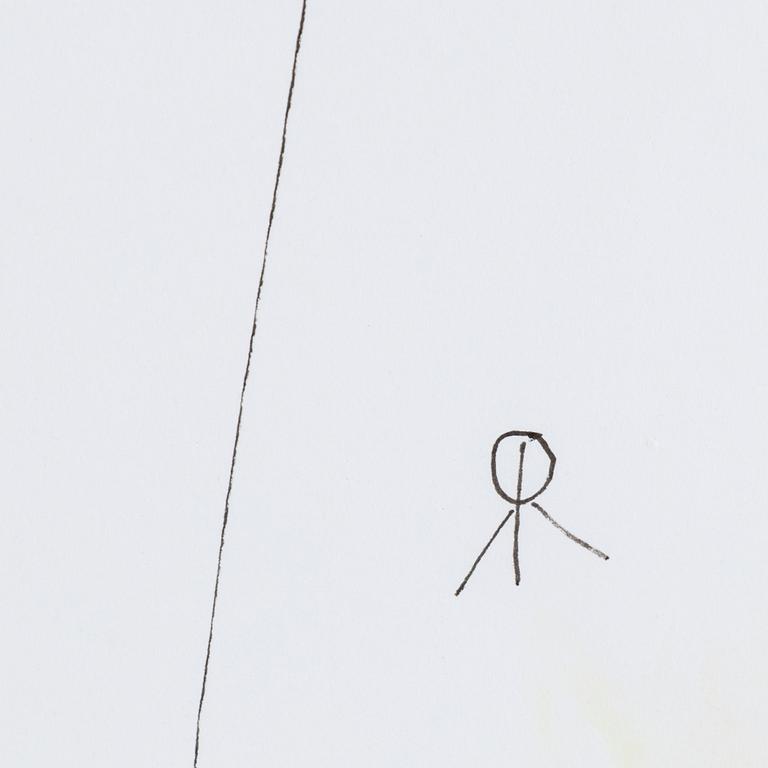 ROGER RISBERG, indian ink on paper, 2006, signed RR with monogram.