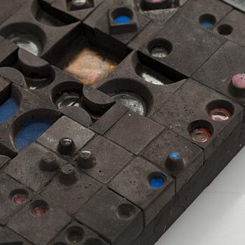 Rut Bryk, relief, keramik, signerad Rut Bryk.