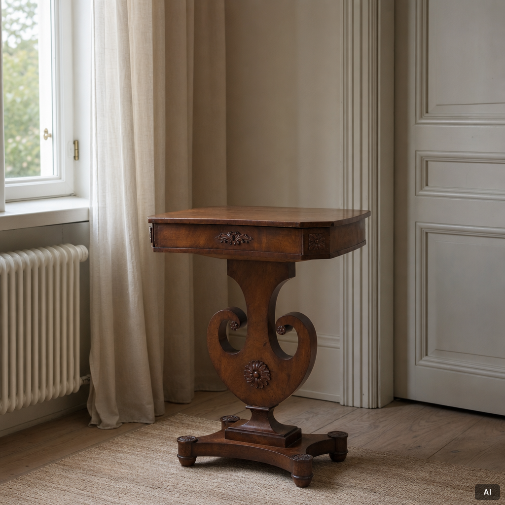 Sewing table, Karl Johan, first half of the 19th century.