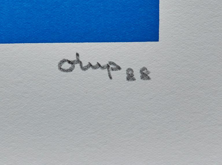 BENGT ORUP, serigrafier, 2 st, signerad, daterad -88 och numrerade 106/200 och 137/200.