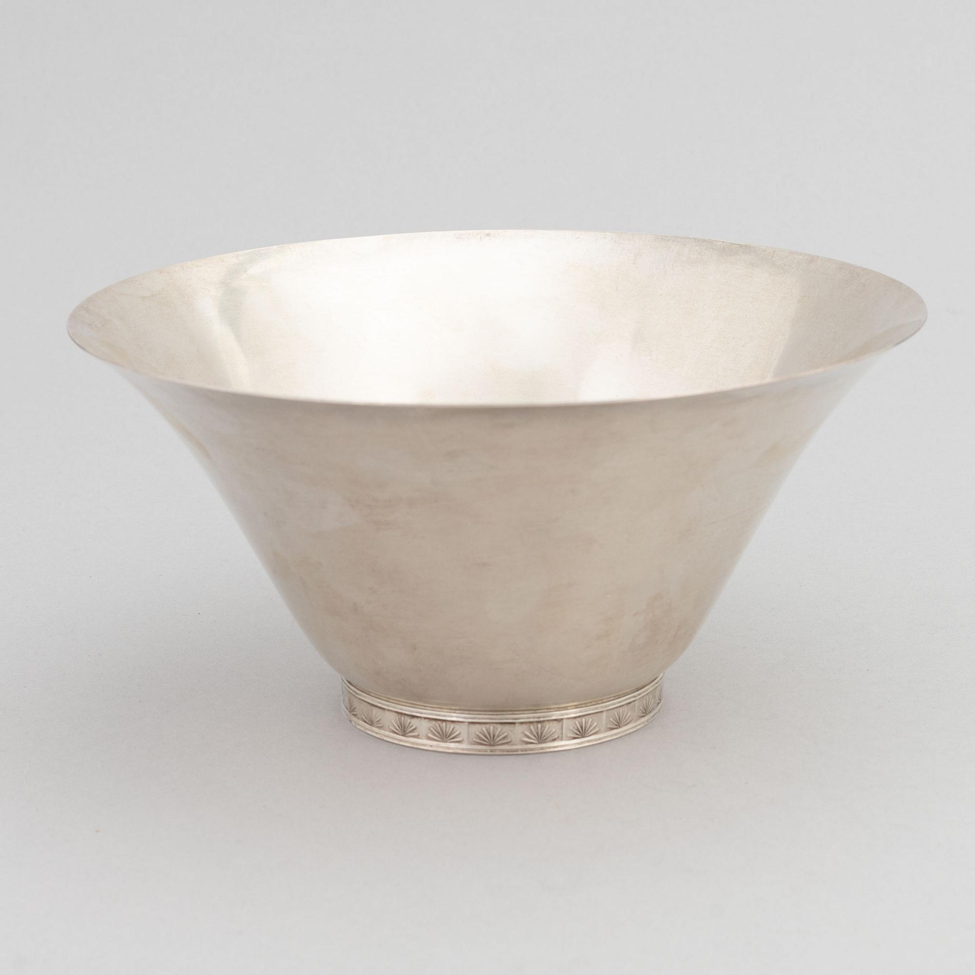 Wiwen Nilsson, skål, sterlingsilver, Lund 1968. Signerad.