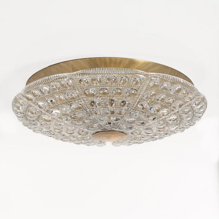 Carl Fagerlund, ceiling lamp, Orrefors.