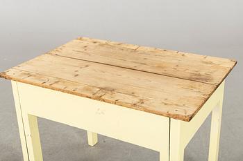 An early 1900's kitchen table.