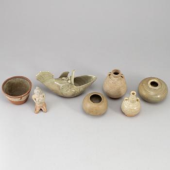 A group of South East Asian Ceramics, 15/16th Century and later.