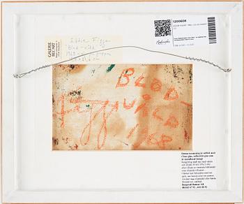 EDDIE FIGGE, olja på papper, a tergo signerad Figge och daterad 1968.