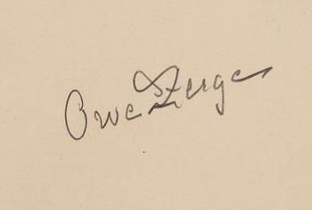 Owe Zerge, teckningar 2 st signerade.