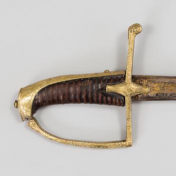 SABRE, marked Wira Bruk Anno 1762.