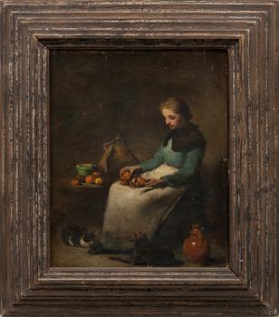 THÉODULE AUGUSTIN RIBOT, GIRL WITH ORANGES.