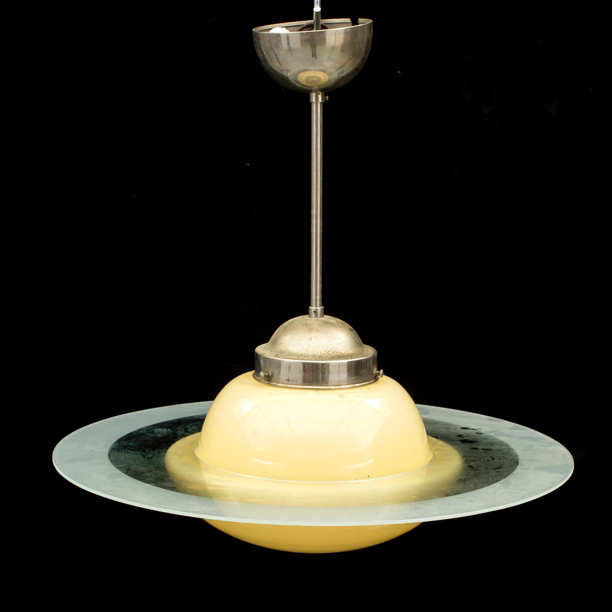 TAKLAMPA, funkis, 1930-tal. Höjd 38 cm.