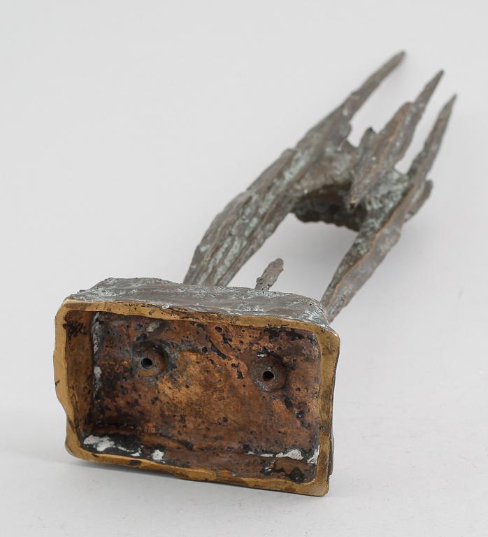 FOLKE TRUEDSSON, skulptur, brons, signerad.