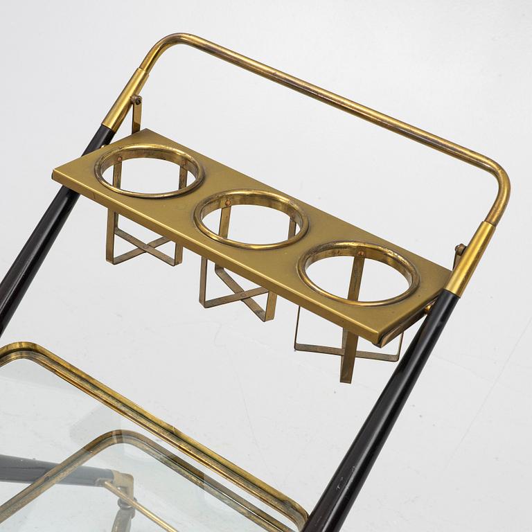 Cesare Lacca, serving cart, Italy 1950s.