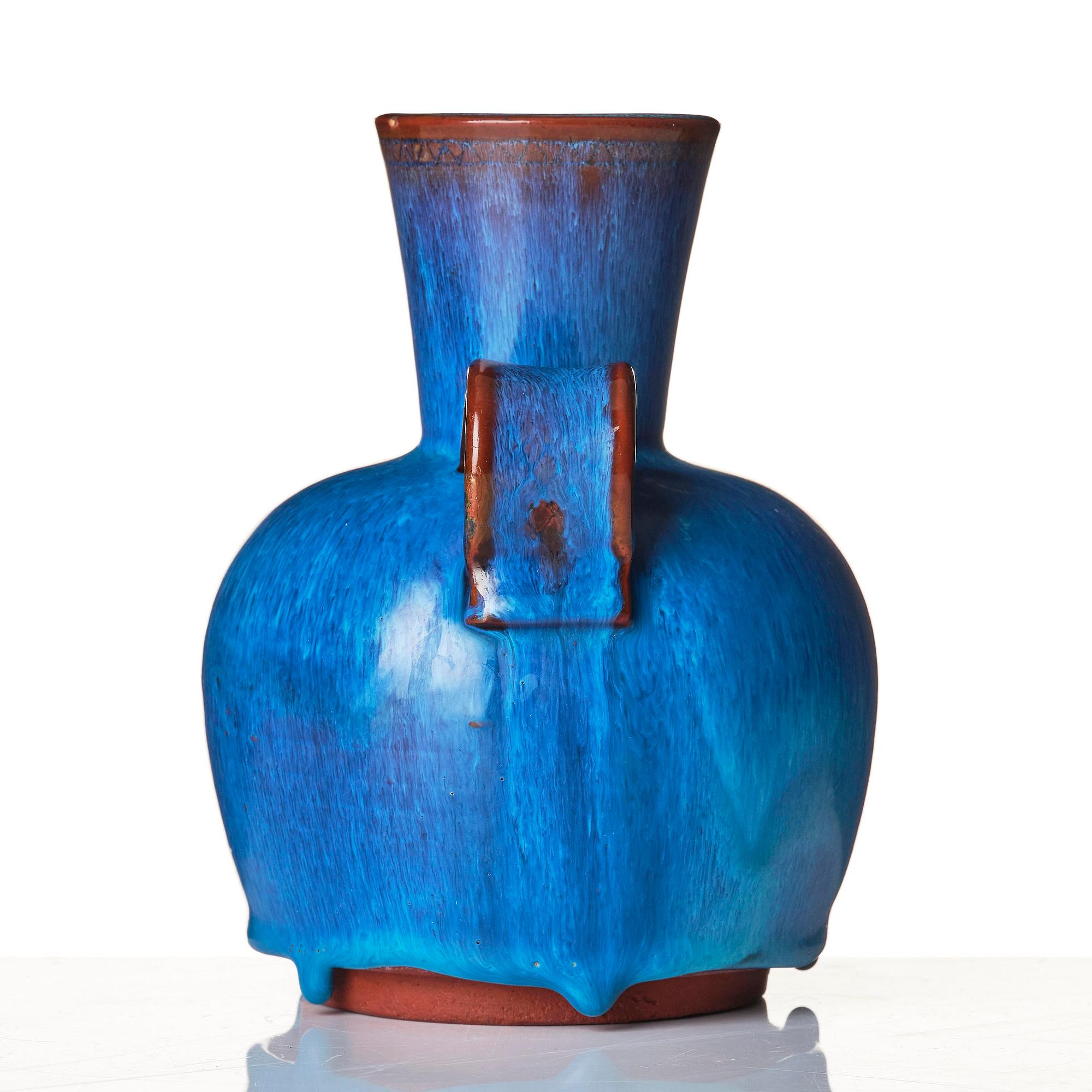 Wilhelm Kåge, a Farsta stoneware vase, Gustavsberg 1934.