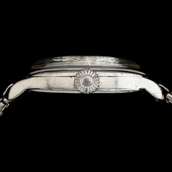 ARMBANDSUR, stål, Omega, 1900-talets mitt.
