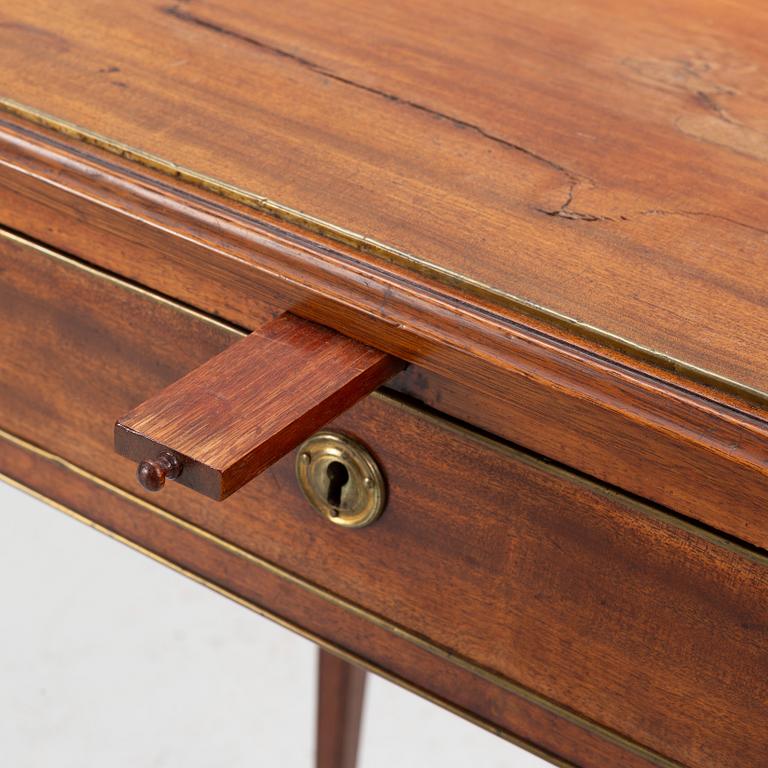 A late Gustavian side table, circa 1800.