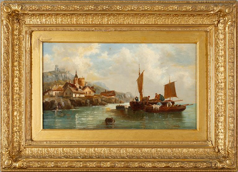 ANTON SCHOTH, oil on canvas, signed.