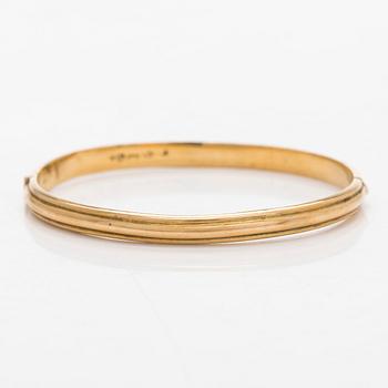 Bangle, 14K gold, Tillander, Helsinki 1951.