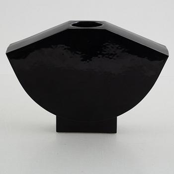 Margareta Hennix, a set of three, "Moonlander", stoneware vases, Gustavsberg Studio 1988.