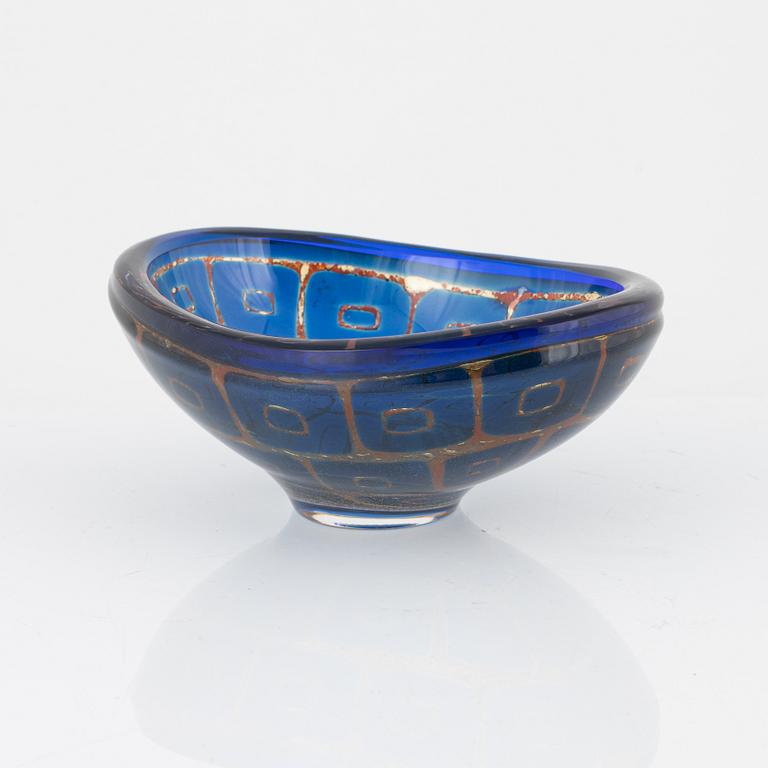 Sven Palmqvist, skål, glas, "Ravenna", Orrefors 1967.