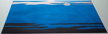 Roy Lichtenstein, "Moonscape" from "11 Pop Artists, Volume I".