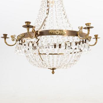Chandelier, Gustavian style, 20th century.
