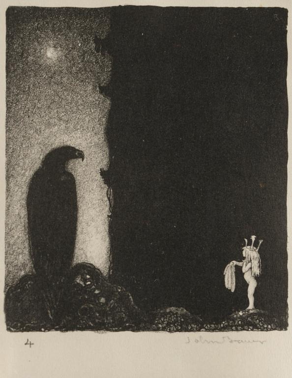 John Bauer, ”Här har du allt, som återstår av mina kläder”.