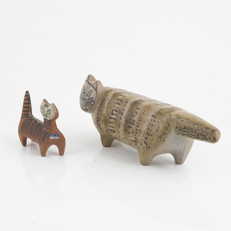 Lisa Larson, Lisa Larson, figurines, 4 pcs, stoneware, Gustavsberg.