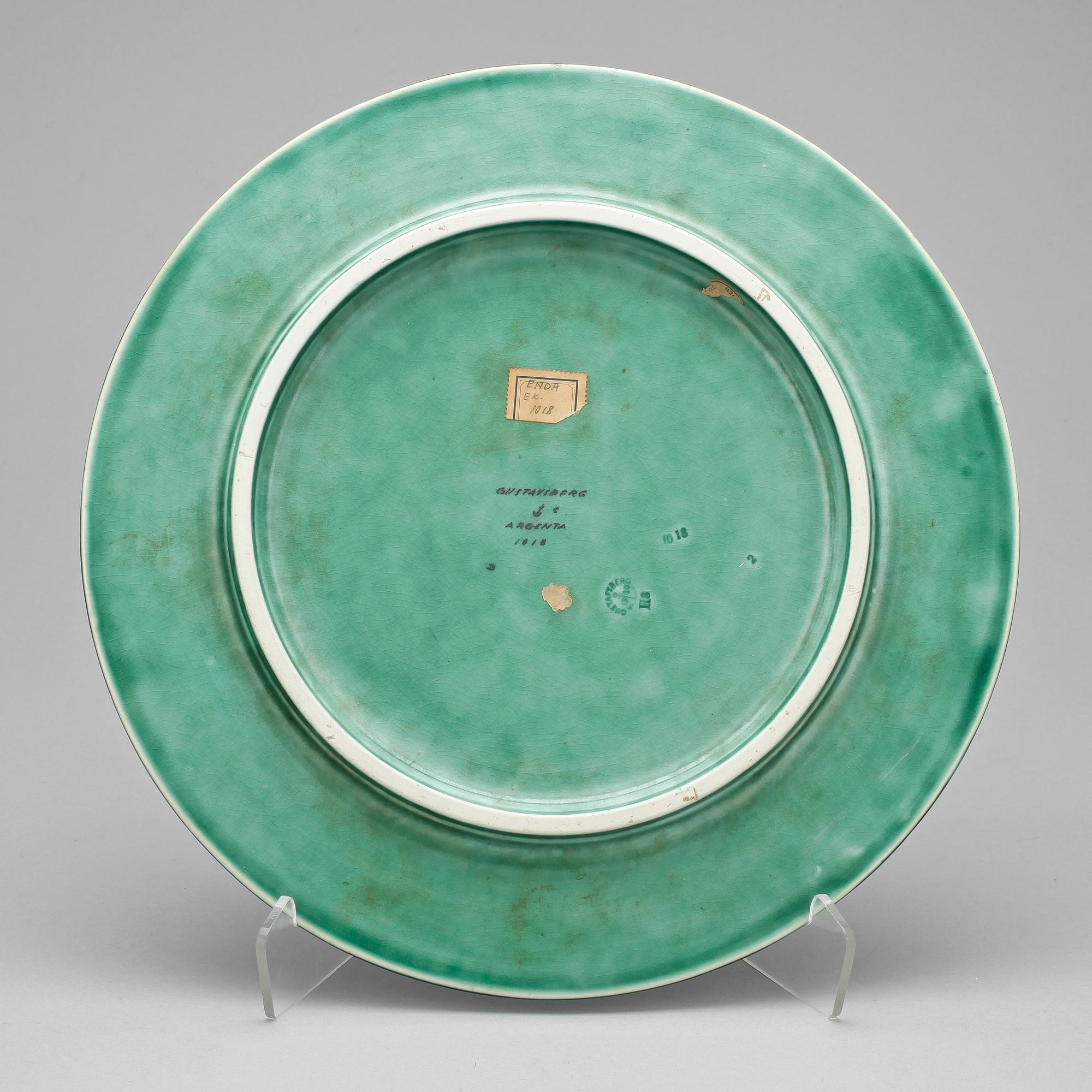 BRICKA, flintgods, Argenta Wilhelm Kåge Gustavsberg 1933.
