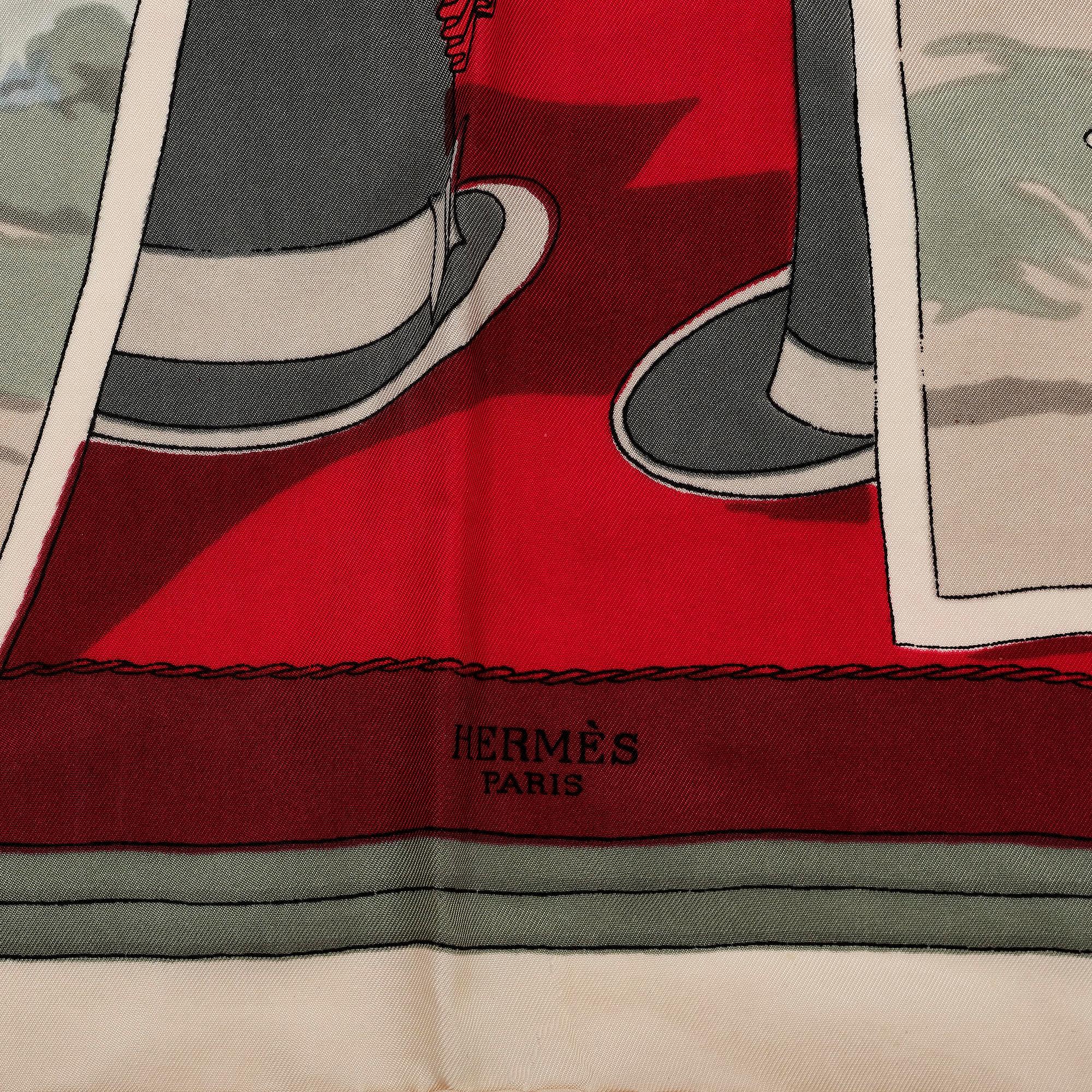 Hermès, “Attelages”, scarf.