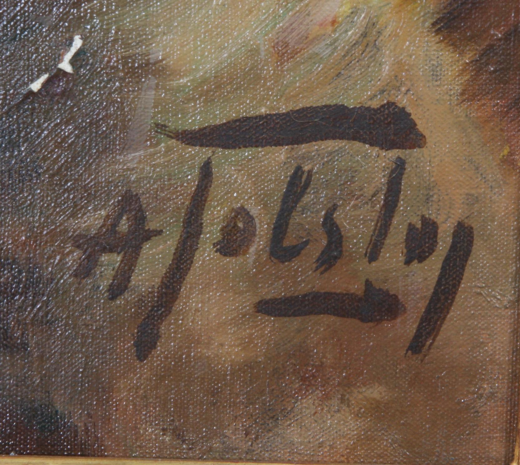 ALEXANDER TOLSTOY, olja på duk, sign.