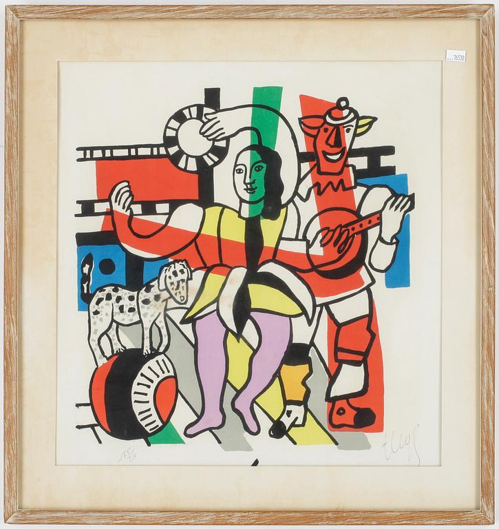 FERNAND LÉGER. Litografi, signerad och numrerad 175/210.