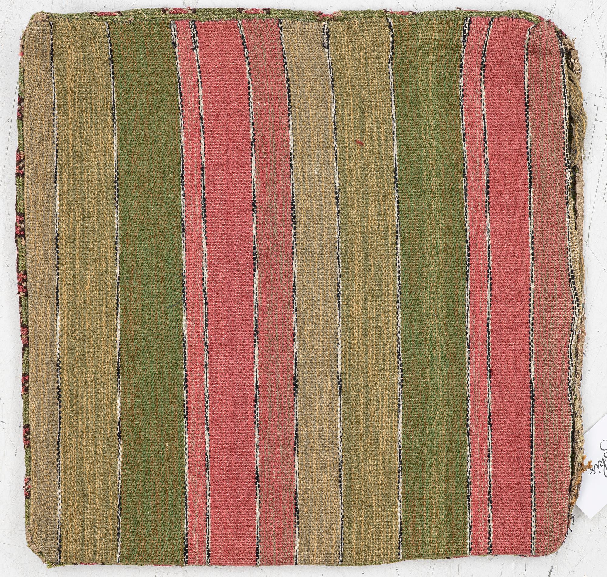 Jynne (pillow) Cross stitch, Skåne, first half of the 19th century. approx. 44 x 43 cm.