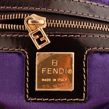 FENDI, a fur shoulderbag.