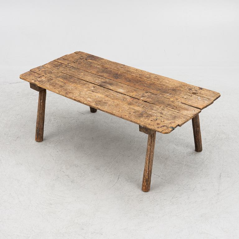 A table/bench, 19th Century.